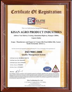 ISO OLEO Certificate